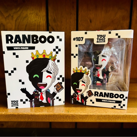 NIB Youtooz #187 Ranboo Youtube 5" Sitting Crown Cat Vinyl Figure NEW IN BOX - Picture 1 of 16